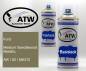 Preview: Ford, Medium Sandalwood Metallic, AW / 62 / M6312: 400ml Sprühdose + 400ml Klarlack - Set, von ATW Autoteile West.